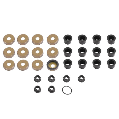 Front A Arm Bushing Seal Caps Bolts And Nut Shaft Collars Upper And Lower Rebuild Kit For Yamaha Banshee YFZ350 Raptor 250