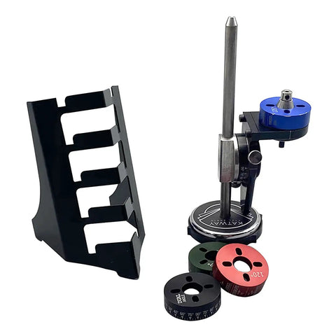 Pro Grade Stainless Steel Sharpening Angle Jig With Quick Metric Stops for precise bit alignment and grinding on bench grinders.