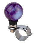 Purple Power Steering Wheel Knob Spinner Turn Aid Grip For Tractors Forklifts And Lawn Mowers with metal clamp