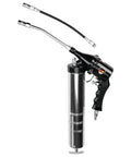 Air Grease Gun For Automotive, Workshop, And Marine Use With 4500 To 6000 PSI At The Tip, Nine Inch Flex Tube