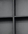 Close-up view of the matte black finish of Super Dope 24 Grid Jewelry Organizer Tray designed for keeping necklaces rings bracelets.