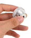 Solid Aluminum Alloy Mini Lathe Handwheel With 0.3 Inch Inner Hole For Smooth Milling Control And Precise Operation In Any Garage Shop Project, silver