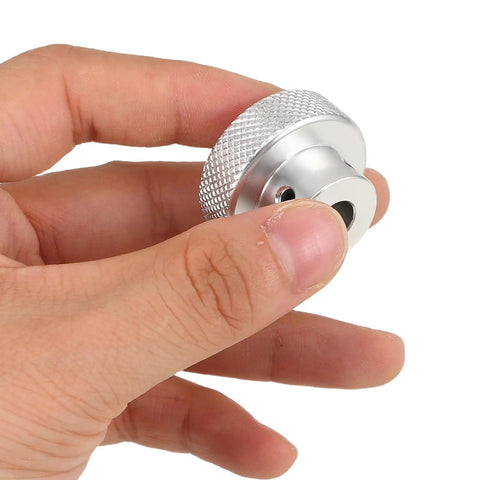 Sturdy Aluminum Knurled Handwheel With 0.3 Inch Bore For Machine Adjustments And Robust Grip To Keep Your Setup Tight And Stress Free, hand-held
