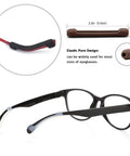 12 Pairs Silicone Eyeglasses Retainers Anti Slip Glasses Temple Holders Stay Put Stoppers For Sports And Study shown on glasses