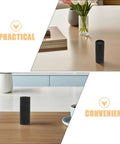 10 Pack Black Kraft Paper Mailing Tubes With Lids 20ml Food Safe Round Cardboard Cylinders on desks, showing practicality and convenience.