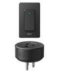 Removable Buckle Remote Outlet Switch Wall Mount Or Portable 300 Ft Range 1500W On Off Power For Home Appliances No Wiring No WiFi
