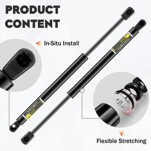 Hood Lift Supports Pair For 2003 2007 Nissan Murano Gas Struts Shocks 6328 SG325019 Exact Fit Plug And Play Easy Install