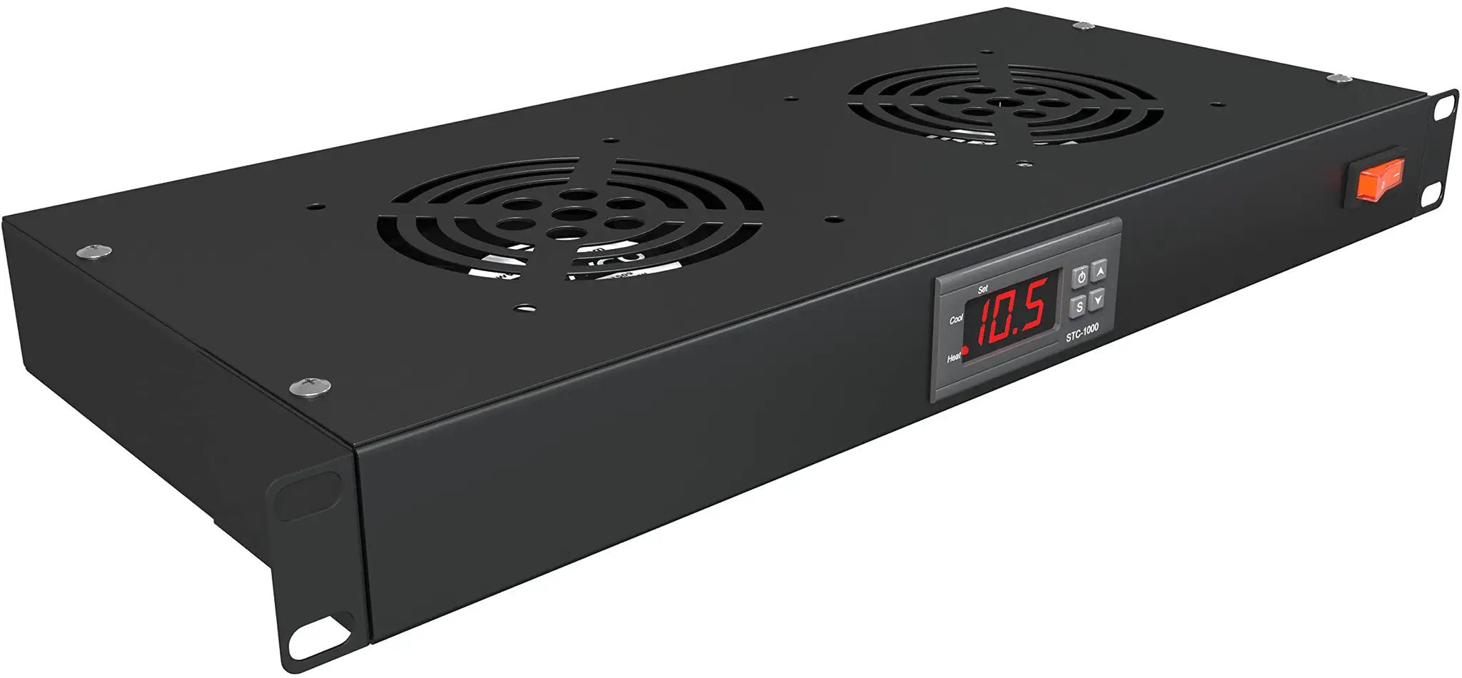 Dual 4-Inch Rack Mount Server Cooling System