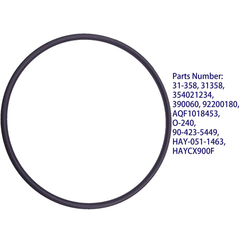 Premium Tank Lid O Ring Seal Replacement For Star Clear Plus Pool Filters Fits C751 C900 C1200 U9 228 Models black O-ring seal