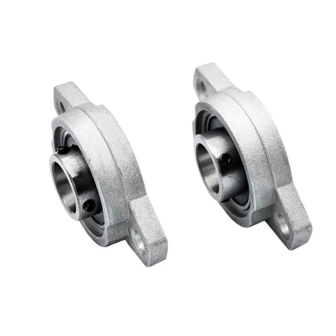 Sturdy 17mm Pillow Block Bearing Unit With Zinc Alloy Housing For Light Duty Use Easy Bolt On Mounting Into Equipment Frames Pre Lubricated Insert Cuts Down Maintenance Includes 2 Pieces For Ease Add Stability No Fuss Get Job Done. 17mm zinc alloy pillow block bearings, pair