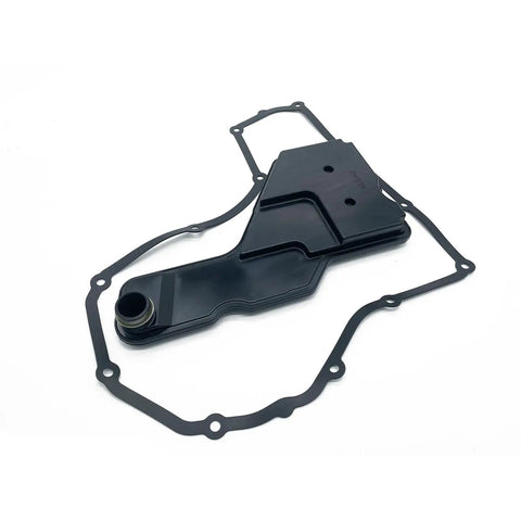 Auto Trans Filter Kit With Oil Pan Gasket For 4T40E 4T45E Replaces 24203770 8685185, laid out on a white surface