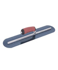 Fully Rounded Concrete Finishing Trowel With Blue Steel Blade And DuraSoft Handle, 20 By 4 Inch, Xtralite Aluminum Alloy Mounting, Made In The USA