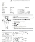 Heavy Duty SM24AX SMA020 Damper Actuator 20 Nm Torque 24V AC DC Open Close Control Wiring Diagram and Settings Manual.