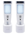 4 In 1 Motion Sensor Wall Night Light Two Pack Rechargeable Emergency Light And Power Outage Torch LED Portable Flashlight