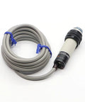 ER18-DS30C1 Photoelectric Sensor E3f Electric Switch with grey cable for automation jobs and industrial use.