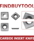 Carbide Insert Set For Helical Cutter Heads 15x15x2.5mm 30 Degree R150 4R0.5 10 Pack Woodworking Replacement Blades Tungsten Carbide