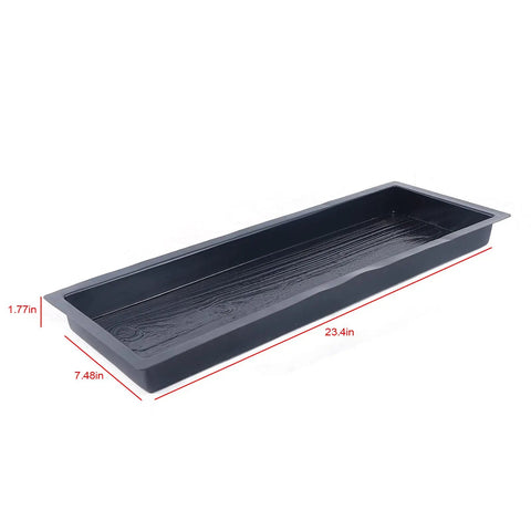 2 Pack Concrete Molds For DIY Garden Stepping Stones Wood Look Paving Molds Plastic Molds For Outdoor Paths Easy To Use Durable Concrete