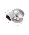 Round Glass Door Pull Handle 29mm Diameter for 5-8mm Glass Thickness Stainless Steel Clamp Clips for Showcases Cabinets and Drawers