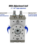 Heavy Duty Pneumatic Rotary Cylinder Double Acting Air Table Actuator 1A 2A 3A 7A Series with adjustment bolts