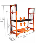 Heavy Duty Electric Lift Cart Built Tough For Heavy Lifting Delivers 1100 Pound Capacity with adjustable height of 1.5-4M.