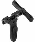 Pro Grade Bike Chain Rivet And Breaker Tool With Spare Driving Pin For Fast, Clean Pin Pushes, ergonomic handle design visible