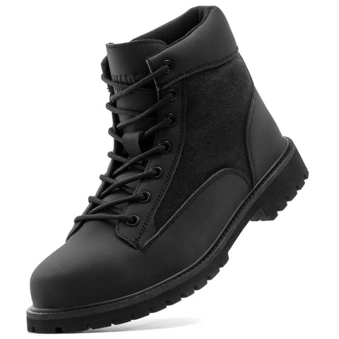 Sturdy Steel Toe Work Boots For Men And Women, Heat Resistant And Indestructible Safety Shoes For Construction And Outdoors