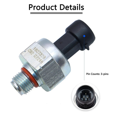 Ford 7.3L Power Stroke ICP Injection Control Pressure Sensor With Plug And Play Pigtail Kit For Diesel Trucks 1994 To 2003