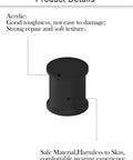 12 Millimeter Black Silicone Ear Gauges Set Of Four Pairs Double Flared Saddle Tunnels Plugs For Ears Stretching Kit product details.