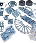 Ultimate All In One Garage Door Hardware Kit For 16 Ft By 7 Ft Overhead Doors Replacement Bundle with metal components