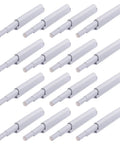 Premium Soft Close Retrofit Kit For Kitchen Cabinets And Bedroom Drawers Using Sturdy Nylon Buffers To Kick Loud Noise To The Curb and Keep Your Cabinet Doors Moving Silky Smooth Always, featuring sixteen nylon buffers.