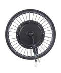 Rear wheel hub motor from High Power 2000W 48V Electric Bike Conversion Kit, suitable for 20 by 4 inch wheels, displays wiring components.
