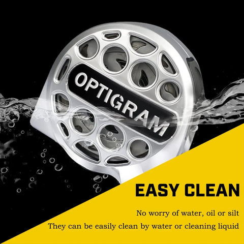 Retractable Stainless Steel Tape Measure With 1 Inch Blade, hollow design shown during easy cleaning in water, silver finish