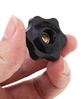 Must Have Ten Pack Six Star Knobs With One Quarter Inch Twenty Female Threads Hex Head Through Knobs For Clamping Jigs And T Track Bolts