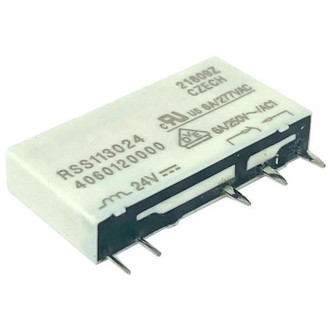 5 Pack 24VDC Relay With 6A 250VAC SPDT 5 Pin DIN Rail Plug and Play Beefy Heavy Duty Relay For Motors and Compressors