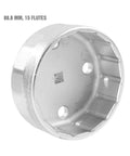 88.8 Millimeter Oil Filter Cap Wrench for Hyundai and Kia Easy Puller Tool with 15 flutes visible from side angle
