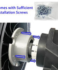 Ride On Car Upgrade Kit 6 Piece Tire Adapters And Steering Coupler Set With Axle Connectors Transmission Gear Traction Bands And Tire Grip For Rubber Tires On Kids Ride On Cars visible with installation screws.