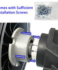 6Pcs Rubber Tire Coupler Connectors and Steering Motor Gearbox Adapter with installation screws for Power Wheels