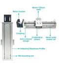 X Y Z Axis Slide Stage Module For Precision CNC And 3D Printing, Linear Stage With SFU1605 Ball Screw And 1610 Linear Guide, 300mm Travel