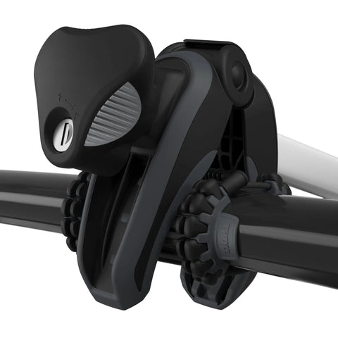 Close-up of Carbon Frame Protector For Bikes Black All Round Fit Adjustable With Soft TPE Liner Scratches Guard