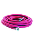 Heavy Hitter 50 Foot Air Compressor Hose With 1 Inch Diameter And Chicago Style Connectors Reinforced Braided Line Rated 250 Psi coiled image
