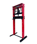 20 Ton Hydraulic Shop Press With Floor Plate Set For Garage Use, Heavy Duty Metalworking Press For Stamp Work, Gear And Bush Removal