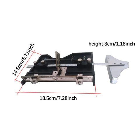 Electric Hot Knife Cutter With Slotting Tool And Replacement Parts Wear Resistant Metal Build Built In Ruler For Precise Small Cutting Projects Smooth Glide Sled Pro Grade Easy DIY Tool G07, 18.5cm