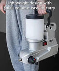 Yxinhongyue 2024 High Pressure Airless Paint Sprayer, 1600W Portable Emulsion Gun held by user, showcasing lightweight design for easy carrying.