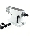Heavy Duty Cnc 4 Axis Pneumatic Tailstock With 50Mm Stroke Plug And Play Rig Built Tough For Hardworking Lathe Tasks And Precision Mold Assembly At 145Mm Center Height, featuring aluminum and metal components.