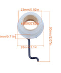 Dimensions of oil pump with worm gear for Stihl chainsaws MS290 MS390 MS310 MS311 MS391 029 039 replacement part