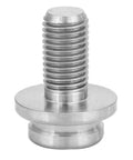 Titanium Crank Arm Bolt M8x15mm for Mountain and Road Bikes CNC Precision Bottom Bracket Axle Screws Kit With Dust Cap Nylon Washer All Weather Anticorrosion Durable Secure Hex Socket Ti, silver titanium crank arm bolt M8x15mm with washer