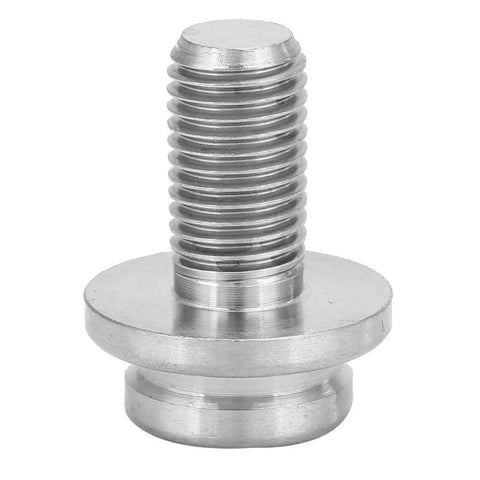 Titanium Crank Arm Bolt M8x15mm for Mountain and Road Bikes CNC Precision Bottom Bracket Axle Screws Kit With Dust Cap Nylon Washer All Weather Anticorrosion Durable Secure Hex Socket Ti, silver titanium crank arm bolt M8x15mm with washer