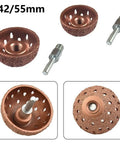 Heavy Duty Tire Grinding Head Made From Tough Alloy For Coarse Polishing And Wear Resistant Deburring On Tires With High Precision Buffer Ball Tool, 42/55mm size.