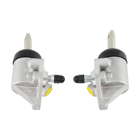 Hydraulic Uni-Servo Trailer Brake Cylinders Pair With Link Arms Left And Right Replacement For 10 By 2-1/4 Inch And 12 By 2 Inch Marine Trailer Brakes Aluminum Construction Durable DIY Friendly For Easy Install And Pro-Grade Performance