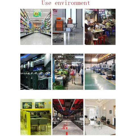 Heavy Duty Portable Evaporative Air Cooler used in various environments like offices, markets, and dining areas.